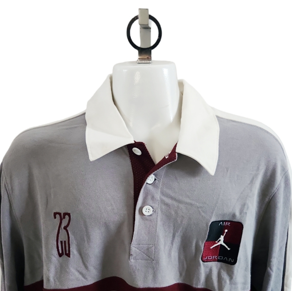 Jordan Jumpman 20th Anniversary 1985-2005 VTG Men's Polo Sweatshirt Size XXL - Picture 4 of 15